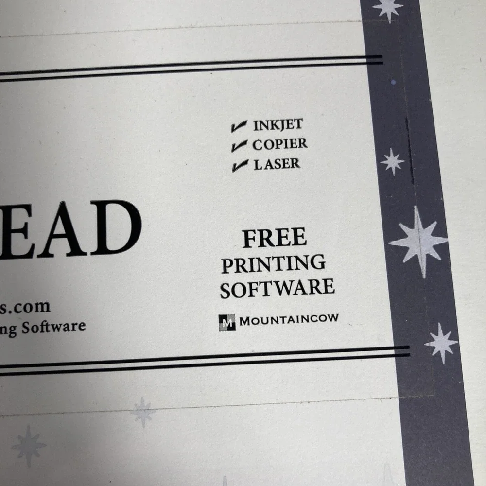 Christmas‎ Wisemen Letterhead 100 Count  Inkjet Copier Caser Printer Paper NEW